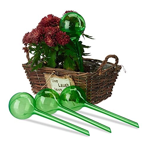 Relaxdays Waterdruppelaar set van 4 stuks groen