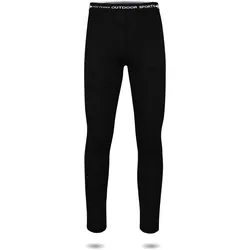 Normani, Funktionsunterhose, Kinder Merino Unterhose Mackay (86, 92), Schwarz