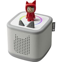 Toniebox 2 Mondgrau Starter Set Kreativ-Tonie Rot, Lautsprecher