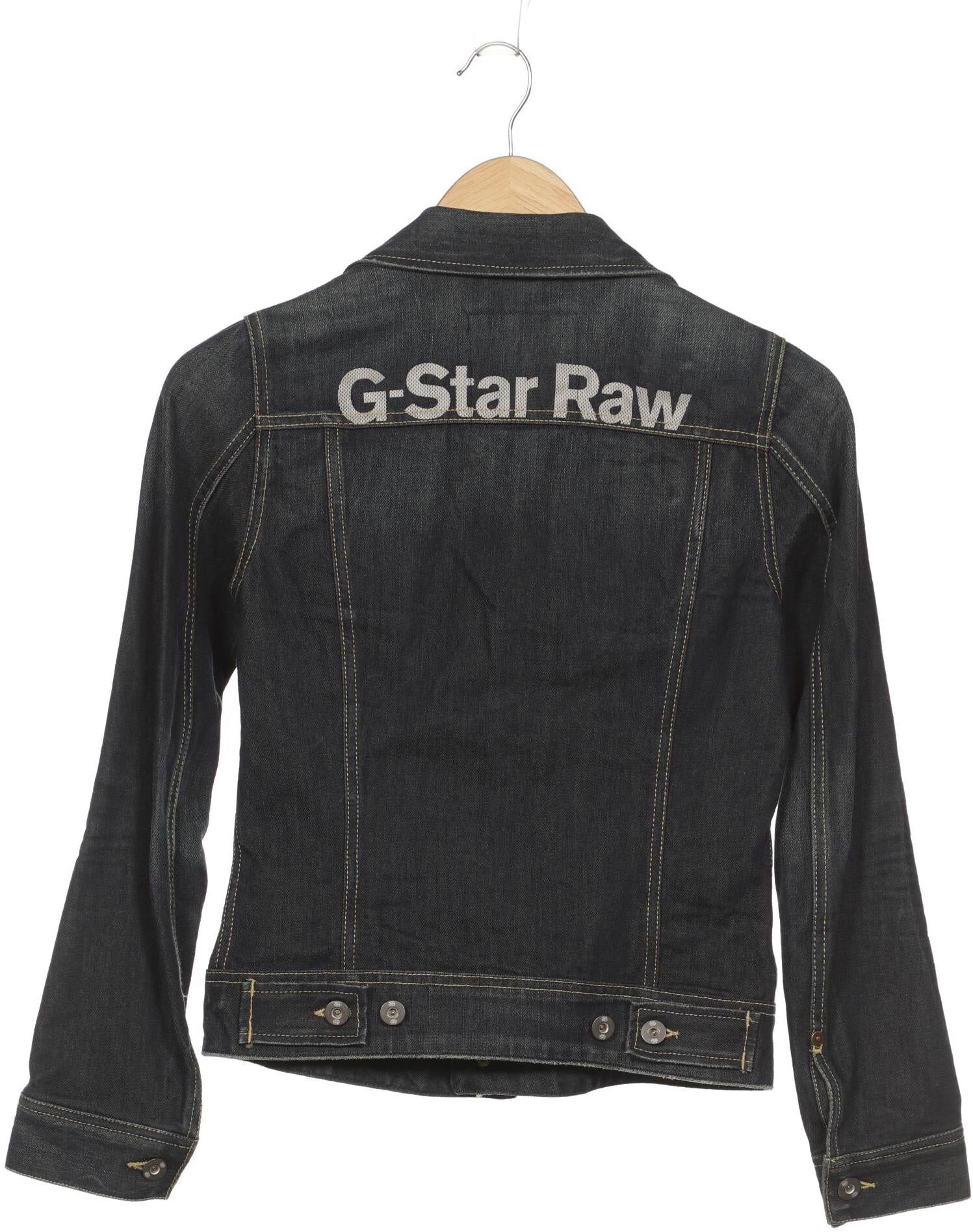 G Star RAW Damen Jacke, Blau, Gr. S, Baumwolle - Second Hand