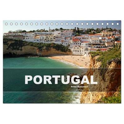 Portugal (Tischkalender 2027 DIN A5 quer), CALVENDO Monatskalender