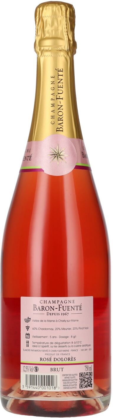 Champagne Baron-Fuenté Baron-Fuenté ROSÉ DOLORÈS Champagne Brut 12,5% Vol. 0,75l
