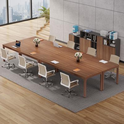 OEM Long Conference Table Set of 4, 13FT Large Rectangle Meeting Seminar Table, 78.74-Inch Business Tables
