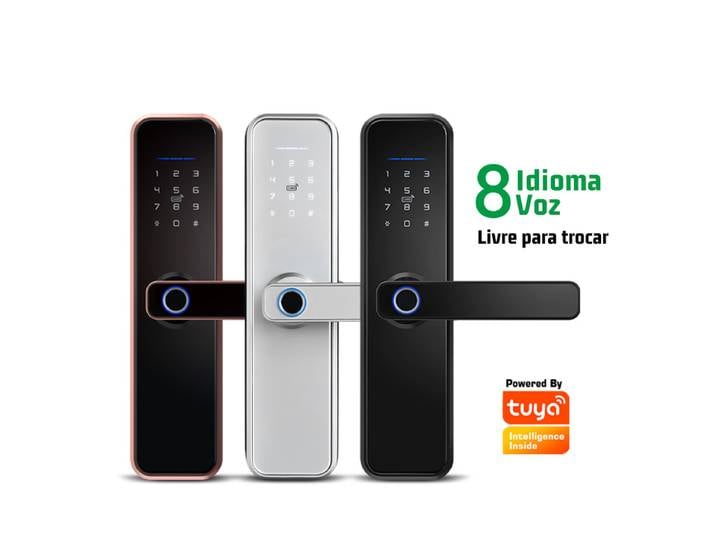 Serrure Intelligente X5 Étanche Tuya Biométrique Empreinte Digitale Sécurité Intelligente WiFi APP Mot de Passe Serrure de Porte Électronique