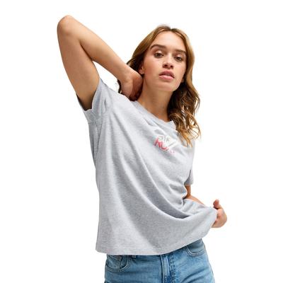 T-Shirt ROXY "Ocean Road Art", Damen, Gr. XS, grau (erdgrau), Obermaterial: 100% Baumwolle., Shirts T-Shirt