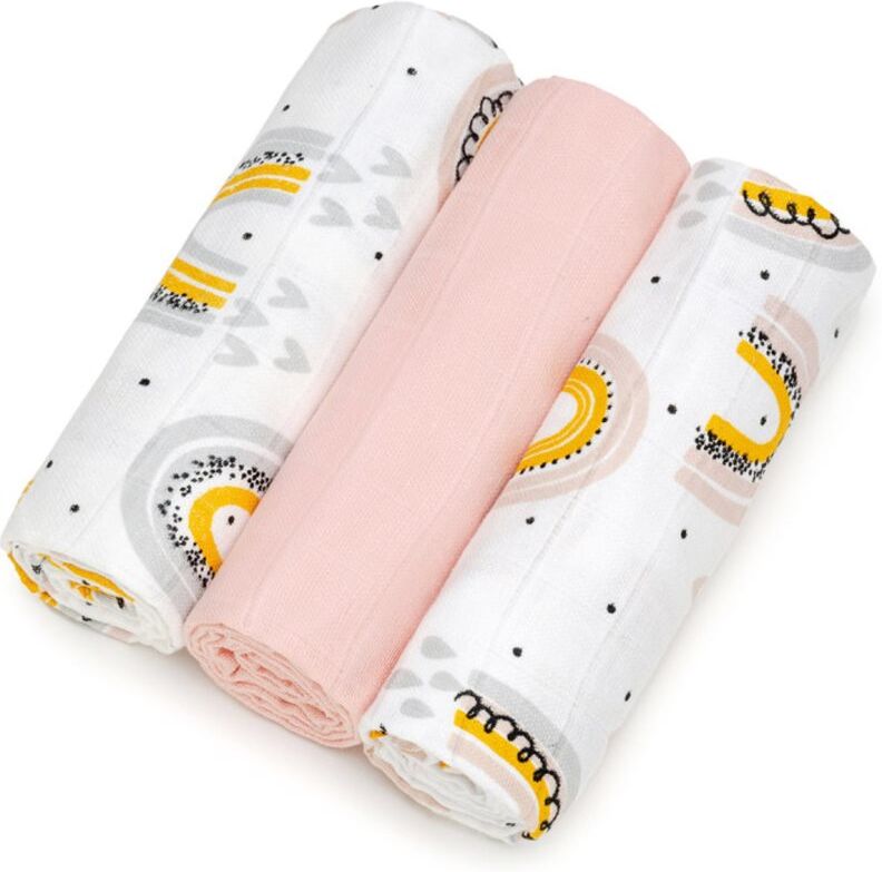 T-TOMI TETRA Cloth Diapers HIGH QUALITY couches lavables Rainbow 70x70 cm 3 pcs