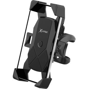 XLayer Handyhalterung 221250, für Fahrrad und Motorrad, mit Gelenk, für Lenker