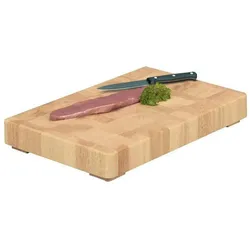 Zeller Present Hackblock, Schneidebrett, Beige
