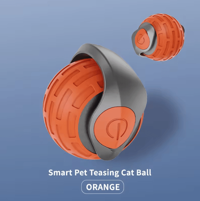 Inspire Curations SpeedyTail 2.0 Interactive Moving Tail Cat Toy orange