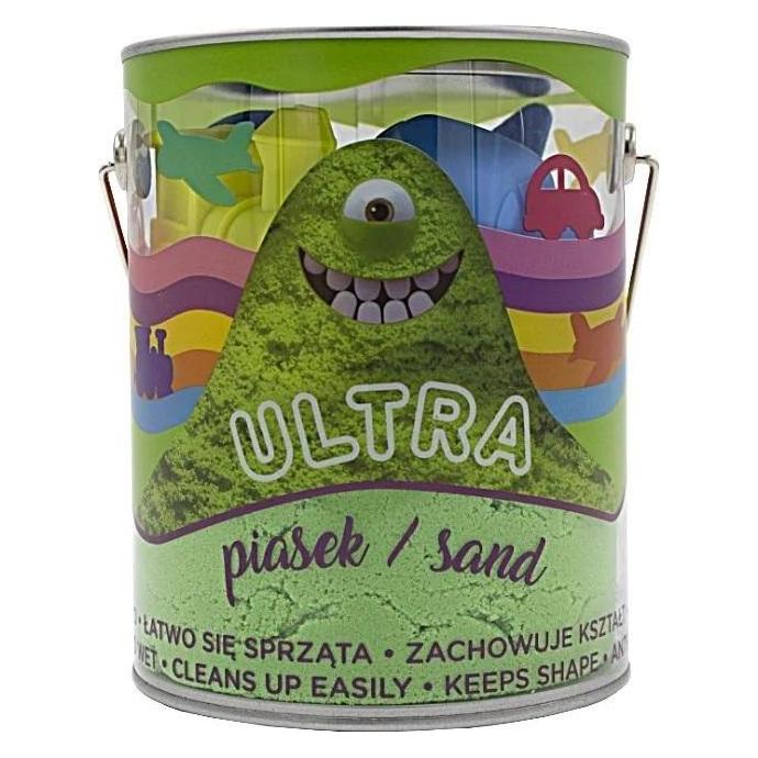EPEE Sand UltraSand 900g Dose 4 grosse Formen 2 Werkzeuge grüne Fahrzeuge (0425492561)