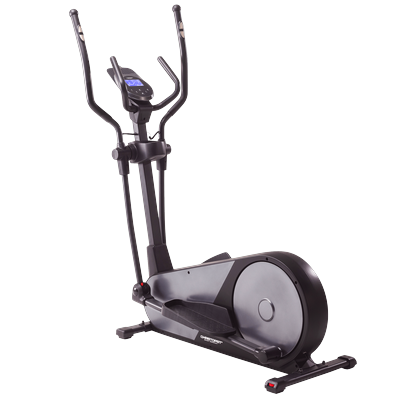 Crosstrainer-Ergometer CHRISTOPEIT SPORT "EL 8000", schwarz (schwarz, anthrazit), CrosstrainerB:59cm H:166cm L:138cm, 150 kg max. Benutzergewicht, 32 Widerstandsstufen, B:59cm H:166cm L:138cm