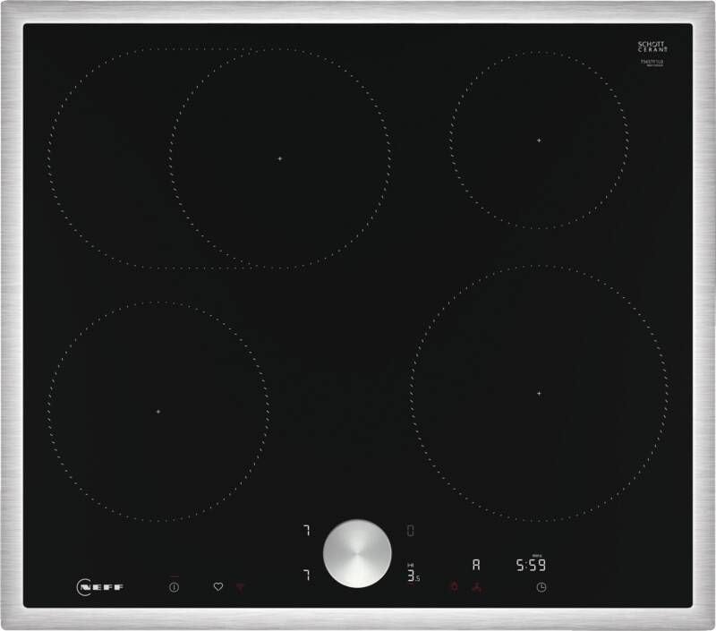 Neff TPLE564I1 (T56STF1L0 + Z943SE0) autarkes 60 cm Induktions Kochfeld/Herdplatte 4 Zone(n)