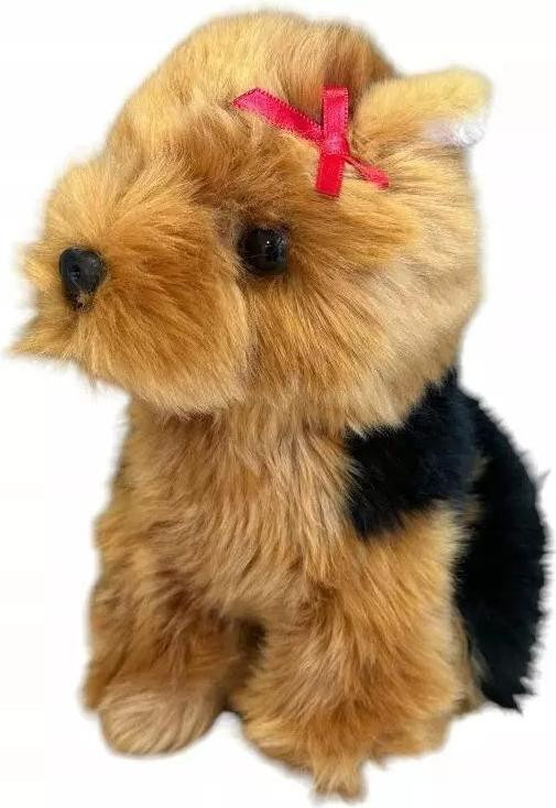 Dubi Plush Mascotte Yorkshire Terriër knuffel, 19 cm