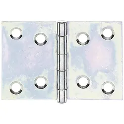 Scharnier, 50x74x1mm gelb verzinkt