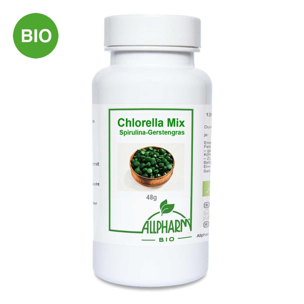 ALLPHARM Vertriebs GmbH Bio Chlorella Mix Spirulina-Gerstengras Presslinge 18672585