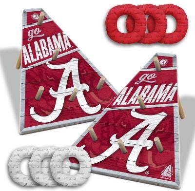 Skip's Garage Alabama Crimson Tide NCAA Ring Bag Toss Game