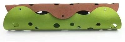 Uplift Essentials Modular Splicing Felt Cat Tunnel & Nest green Brown 35 In X 18 In