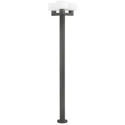 Faro Mastleuchte MUFFIN 3xE27, IP44, 211,5cm, dunkelgrau FAR-74436F3-04