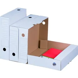 Ropipack Archiv-Ablagebox weiß BIANCO Breit 250 x 70 x 317 mm