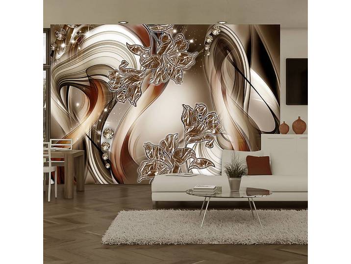 Papier peint intissé Brown Symphony 200 x 140cm 200 x 140 cm