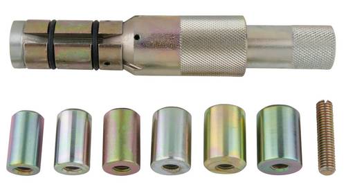 KS Tools Kupplungs-Zentrier-Werkzeug-Satz Ø 23,0 - 35,0mm mit Zentrierhülsen für Renault, 9-tlg 150.2390