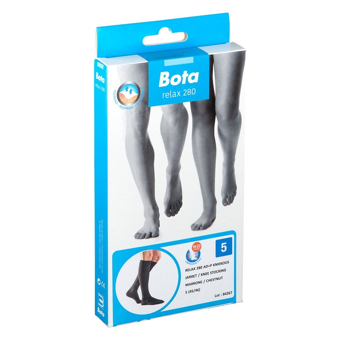 Bota Relax 280 Korte Kous Marron N5 1x2 St Strümpfe