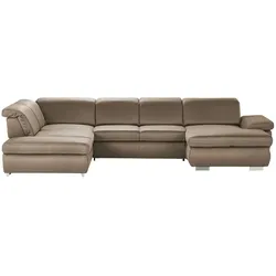 Lounge Collection Wohnlandschaft mit verschiedenen Funktionen Amanda ¦ braun ¦ Maße (cm): B: 379 H: 102 T: 260.0