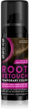 Syoss Root Retoucher coloração para cobrir as raízes em spray tom Dark Brown 120 ml. Root Retoucher