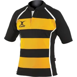 Gilbert, Jungen, Velotrikot, Xact Striped (122, 128, 134, 140, 146, 152, 158, 164, 170, 176, 182, 188), Gelb, Mehrfarbig, Schwarz, 128, 140, 152, 164, 176, 122, 134, 170, 146, 158, 188, 182