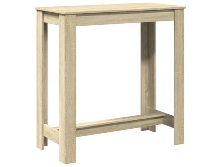 KDACVBMG Bartisch Sonoma-Eiche, 102 x 50 x 103,5 cm, Holz Glatte Oberfläche, feuchtigkeitsbeständig, verformt und splittert, für Küche, Wohnzimmer oder Esszimmer