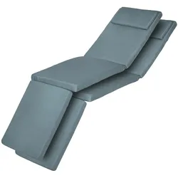 DECKCHAIRAUFLAGE Loftlux DC 175x45x5cm Taubenblau (2tlg)