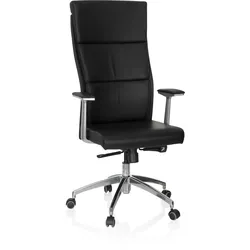 hjh OFFICE Luxus Chefsessel MONZA 20 Leder mit Armlehnen