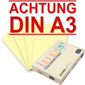 Antalis Coloraction Desert A3 80g hellgelb Papier