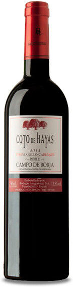 Bodegas Aragonesas Coto de Hayas Tempranillo Cabernet Roble 2024 - 75cl
