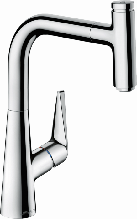 Hansgrohe Talis Select S M5115-H220 Küchenarmatur 73852000, chrom, mit Ausziehauslauf, mit sBox