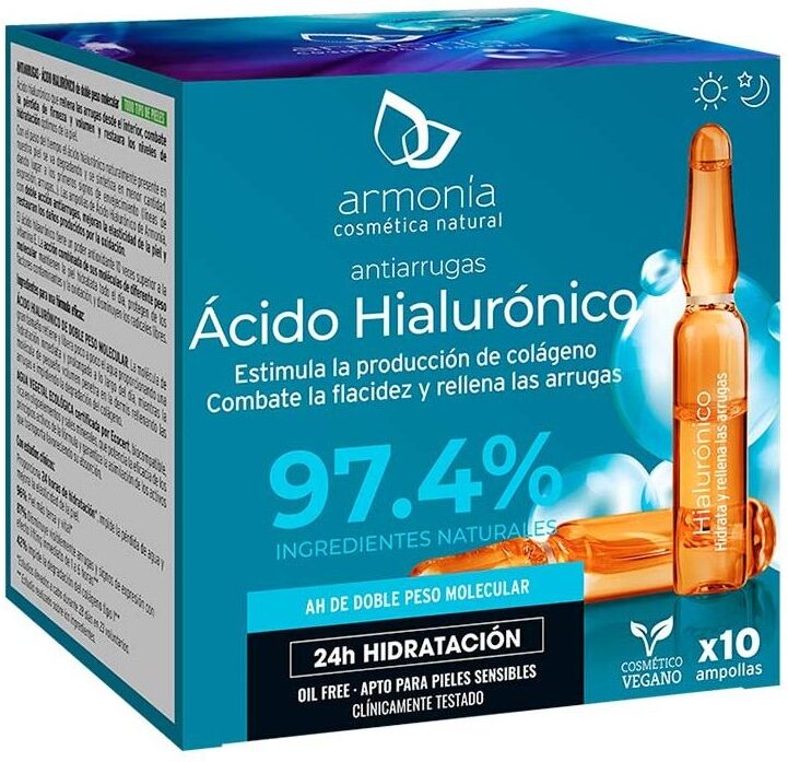 Armonía Cosmética Natural Hyaluronsäure-Ampullen 10 Units