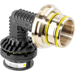 Viega Bogen 90 Grad mit SC Geopress 9794G in 32mm Kunststoff für Gas