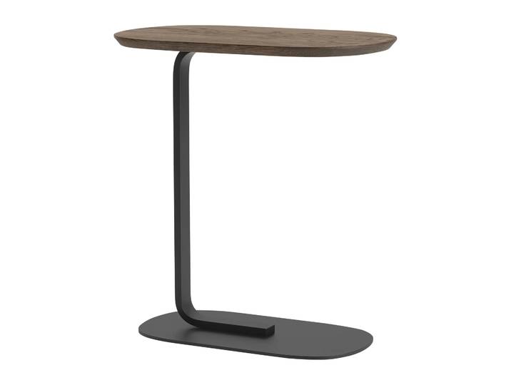 Muuto Table d appoint Relate 60,5 cm Chêne fumé-noir'