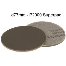 Superpad Schleifpad d77mm / 3 - P2000 - useit®-Superfinishing-Pad SG2"