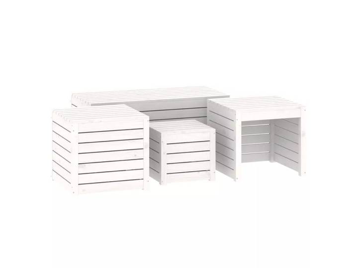 VidaXL - Gartenbox set holz, One Size, Weiss