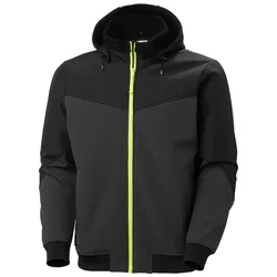 Winter-Softshelljacke "OXFORD" - 3XL - schwarz/dunkelgrau