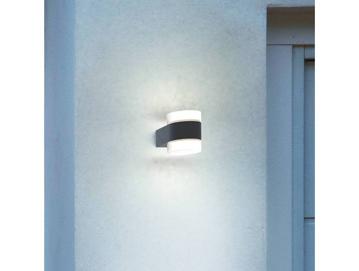 OSRAM LED Außenwandleuchte ENDURA STYLE PUCK, alu / grau / zink, Aluminium, Modern