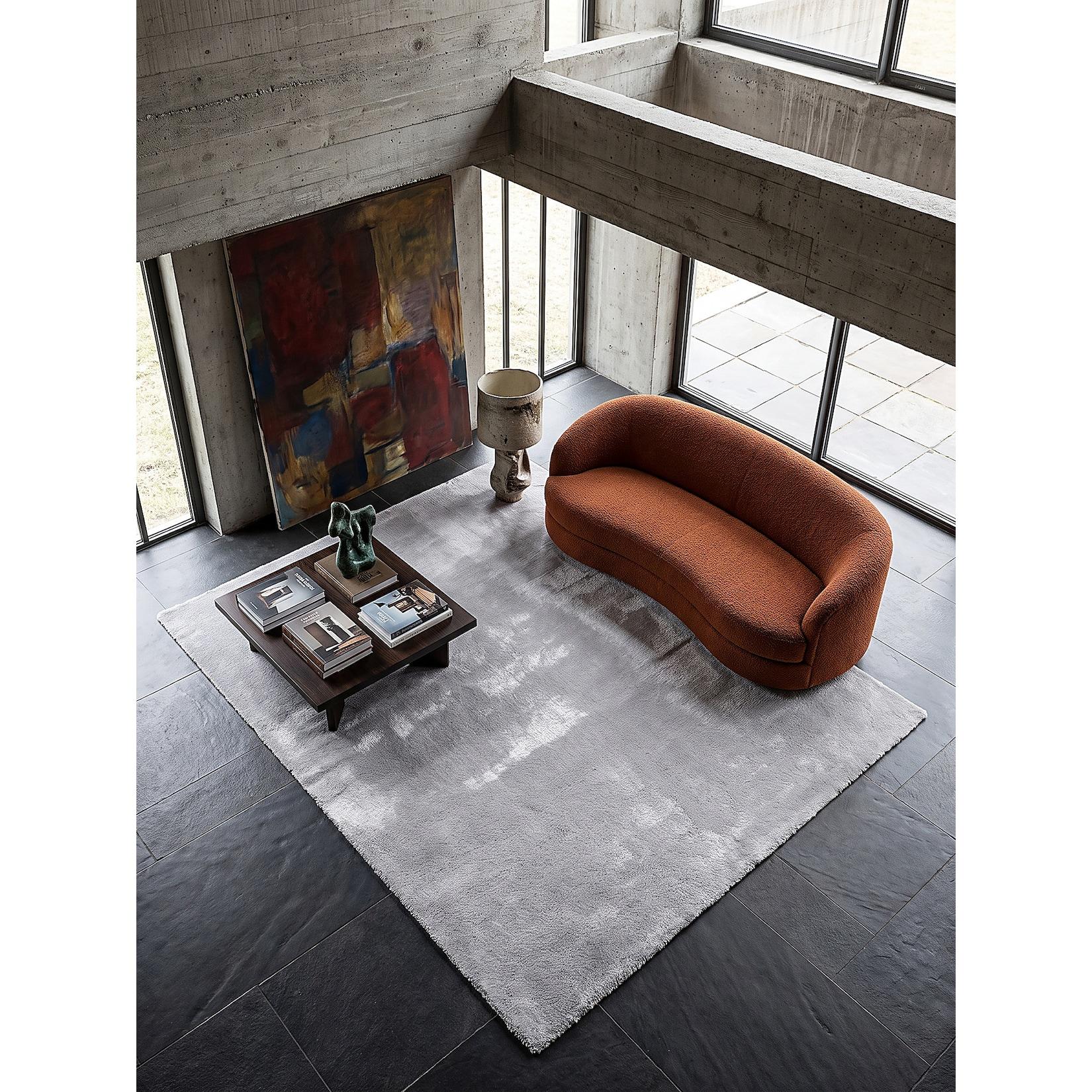Teppich Hochflor Grau 240x240 cm - ALDAN Kadima Design