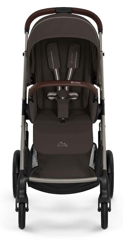 Cybex Talos S Lux Mod. 2027 mit Fold Cot, Kinderwagen inkl. faltbarer Babywanne, Farbe:Chocolate Brown