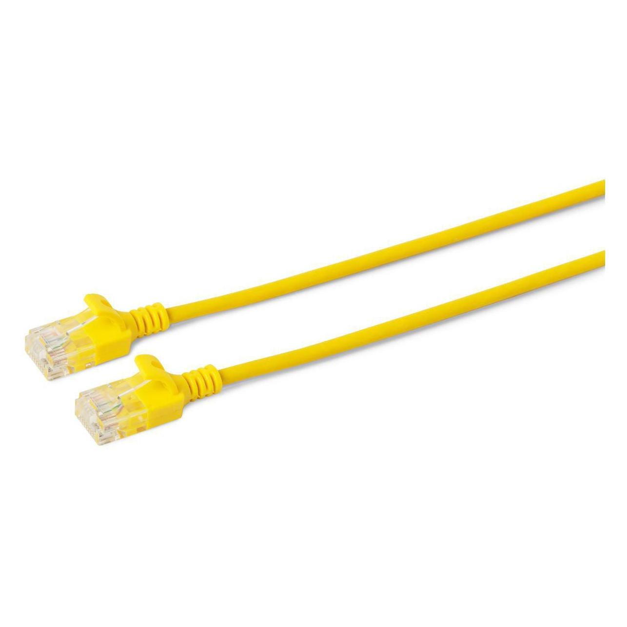 MicroConnect U/UTP CAT6A Slim 5M Yellow (U/UTP, CAT6a, 5 m) (W125628027)