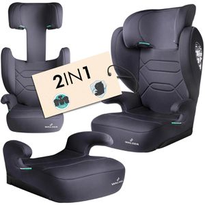 Walser Kindersitz Numa Safe R129, von 100-150 cm, 14-36 kg, anthrazit, für 3-8 Jahre