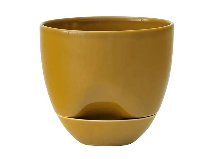 Audo Copenhagen Hydrous bloempot Ø12 cm Ochre