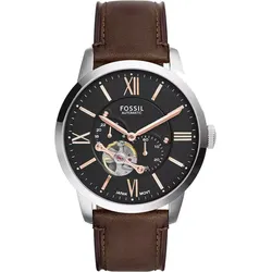 Fossil Automatik / Multifunktion Townsman ME3061 - silberfarben,braun - 44mm