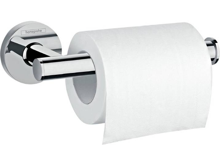 Hansgrohe Logis universal Closetrolhouder - zonder klep - hoogglans chroom