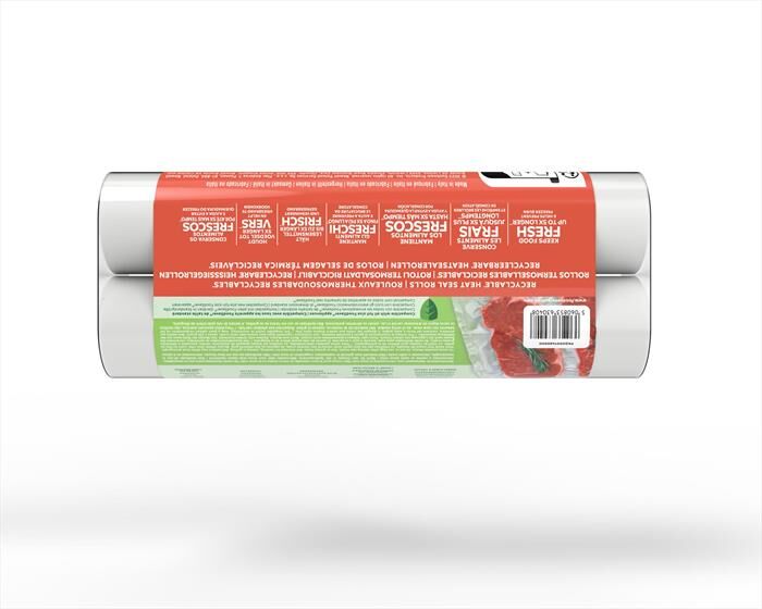 FOODSAVER 2 Rotoli Riciclabili 20cm X 4,5 Mt-trasparente